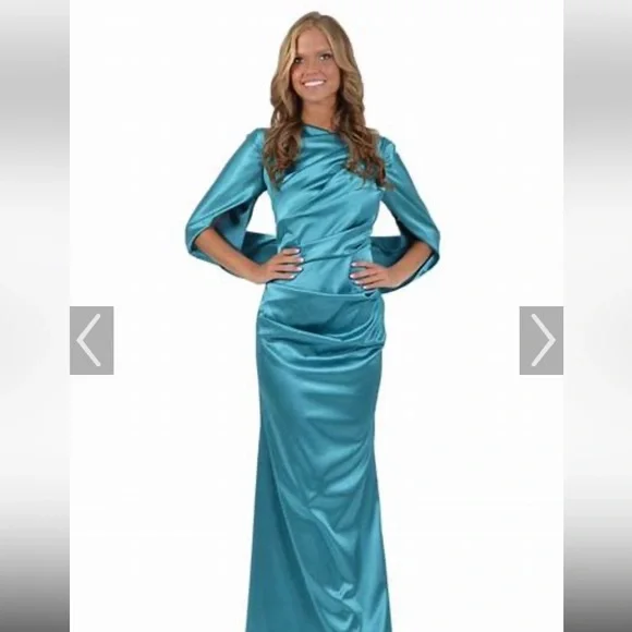 betsy & adam gowns & formal dresses on sale Betsy and Adam Long Formal Dress a27256 Black/Gunmetal / 0 main image 0